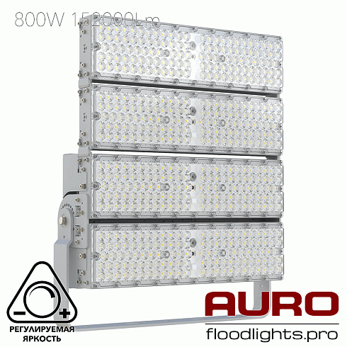 Мощный светодиодный прожектор AURO-PRO-FL-G2H-800