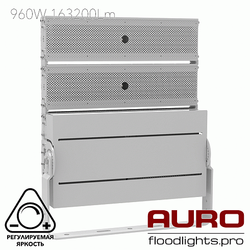Мощный светодиодный прожектор AURO-PRO-FL-G2H-960