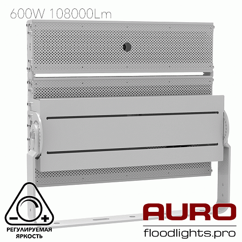 Мощный светодиодный прожектор AURO-PRO-FL-G2H-600b