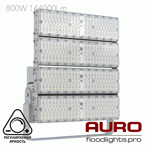 Мощный светодиодный прожектор AURO-PRO-FL-G2H-800